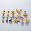 Wholesale Cartilage Puncture Ear Bone Nail Copper Flower Style