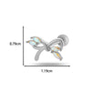 Wholesale Cartilage Puncture Ear Bone Nail Fashion Allmatch Copper Zirconium Bow Stainless Steel Rod For Women