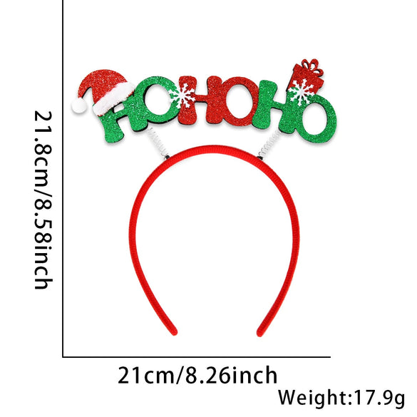 Wholesale Cartoon Christmas Elk Stereoscopic Christmas Hat Headband For Children Holiday Party Decorations