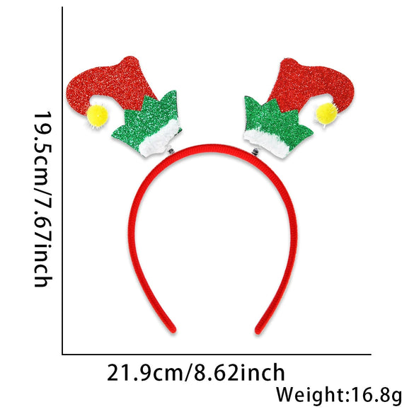 Wholesale Cartoon Christmas Elk Stereoscopic Christmas Hat Headband For Children Holiday Party Decorations