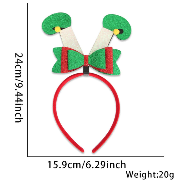 Wholesale Cartoon Christmas Elk Stereoscopic Christmas Hat Headband For Children Holiday Party Decorations