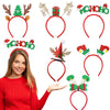 Wholesale Cartoon Christmas Elk Stereoscopic Christmas Hat Headband For Children Holiday Party Decorations
