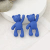 Wholesale Cartoon Raise Hand Bear Pendant Necklace Bracelet Alloy Accessories With Plating And Painting