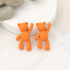 Wholesale Cartoon Raise Hand Bear Pendant Necklace Bracelet Alloy Accessories With Plating And Painting