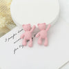 Wholesale Cartoon Raise Hand Bear Pendant Necklace Bracelet Alloy Accessories With Plating And Painting