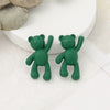 Wholesale Cartoon Raise Hand Bear Pendant Necklace Bracelet Alloy Accessories With Plating And Painting