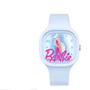 Wholesale Cartoon Square Silicone Plastic Stainless Steel Girl Doll Watch