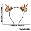 Wholesale Cartoon Style Cloth And Plastic Deer Horn Headband For Women
