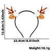 Wholesale Cartoon Style Cloth And Plastic Deer Horn Headband For Women