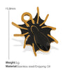 Wholesale Cartoon 316L Stainless Steel Jewelry Set With Dripping Oil Treatment Pendant Necklace And Earrings