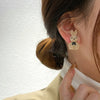 Wholesale Cartoon Velvet Bider Rabbit Flocking Earrings For Women Sweet Style