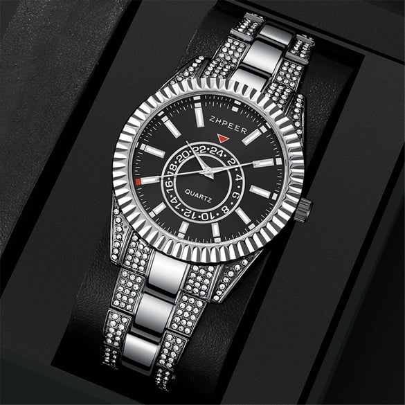 Wholesale Casual Alloy Band Round Dial Quartz Watch For Men And Women