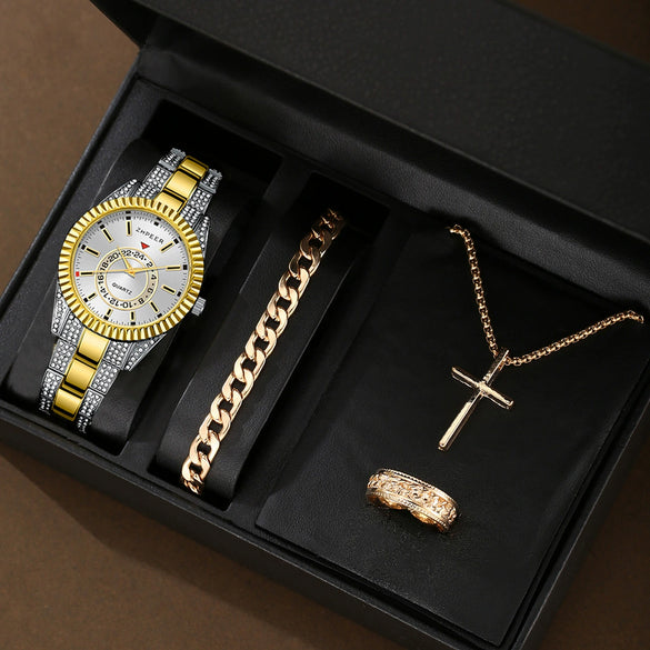 Wholesale Casual Alloy Band Round Dial Quartz Watch For Men And Women