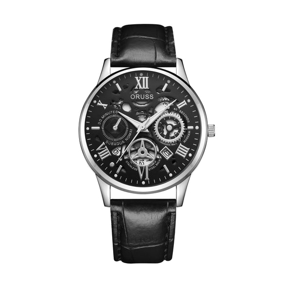 Wholesale Casual Business Style Alloy Case And Strap Round Dial Quartz Men's Watch