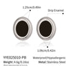 Wholesale Casual Geometric Oval Stainless Steel Earrings With Pvd Furnace Vacuum Real Gold Plating For Girls