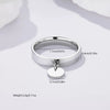 Wholesale Casual Geometric Stainless Steel Titanium Steel Electroplated Ring For Women And Unisex