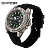 Wholesale Casual Quartz Watch With Transparent Shell Round Dial Acrylic Mirror Abs Case And Silicone Strap