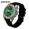 Wholesale Casual Quartz Watch With Transparent Shell Round Dial Acrylic Mirror Abs Case And Silicone Strap