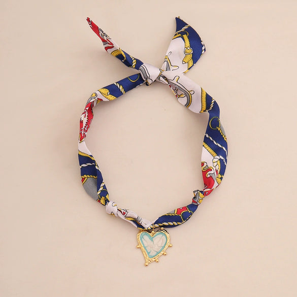 Wholesale Casual Style Electroplated Heart Shape Titanium Steel Pendant Necklace For Women