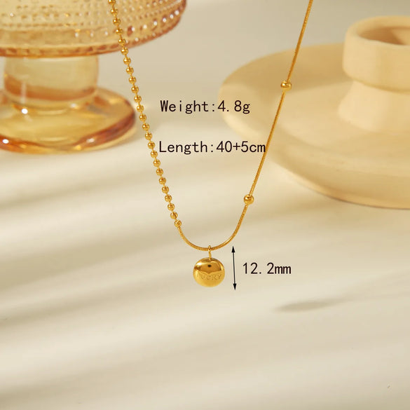 Wholesale Casual Vintage Style Heart Shape Petal Fish 304 Stainless Steel Copper 18K Gold Plated Pendant Necklace