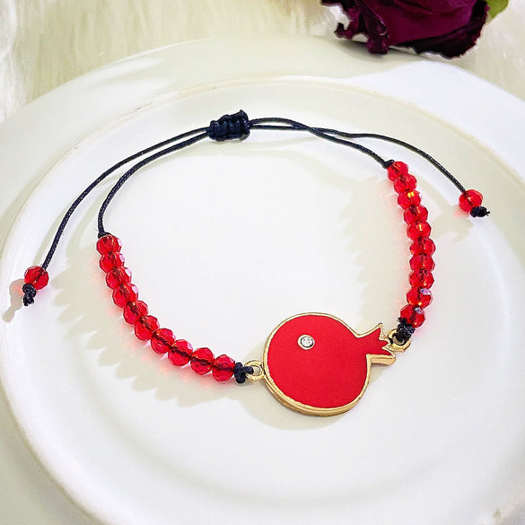 Wholesale Ceramic Beaded Bracelet With Animal Zodiac Pattern Electroplated Style Jewelry