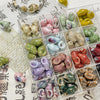 Wholesale Ceramic Conch Pattern Loose Beads For Handmade Jewelry Retro Style With High Temperature Flower Glaze And Paint Treatment