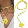 Wholesale Ceramic Pearl Star Pendant Necklace With Electroplating For Women Minimalist Style Water Wave Chain