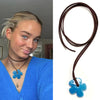 Wholesale Ceramic Pearl Star Pendant Necklace With Electroplating For Women Minimalist Style Water Wave Chain