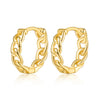 Wholesale Chain Earrings S925 Sterling Silver Circle Geometric Seiko For Women