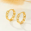 Wholesale Chain Earrings S925 Sterling Silver Circle Geometric Seiko For Women