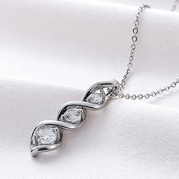Wholesale Chemical Molecular Necklace Copper Geometric Pattern Electroplating Fashion Accessories For Women