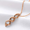 Wholesale Chemical Molecular Necklace Copper Geometric Pattern Electroplating Fashion Accessories For Women
