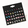Wholesale Children's Alloy Cartoon Animal Zodiac Dripping Oil Ear Studs Jewelry