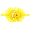 Wholesale Children's Cloth Hair Band With Pearl Flower Pattern Handmade