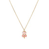 Wholesale Children's Jewelry Set For Women Stainless Steel 18K Gold Electroplated With Heart Drop Bell Geometric Patterns Necklace And Earrings