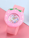 Wholesale Children's Silicone Cartoon Style Multi Style Watch Bracelet Necklace Hairpin Ring Set With Round Dial