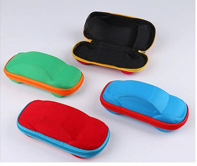 Wholesale Children's Sunglasses Plastic Frame Round Frame With Cute Bear Ears Cartoon Design