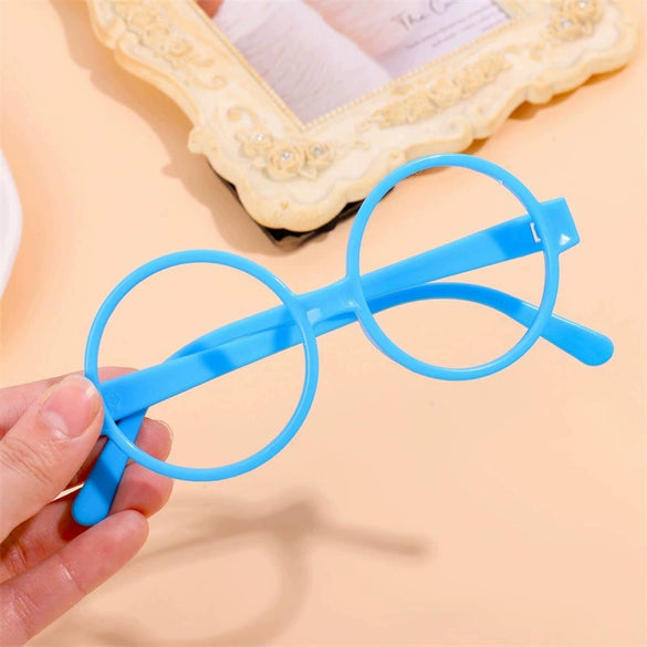Wholesale Children's Trendy Round Plastic Toy Glasses Frame Without Lenses Super Cute Doctor Style