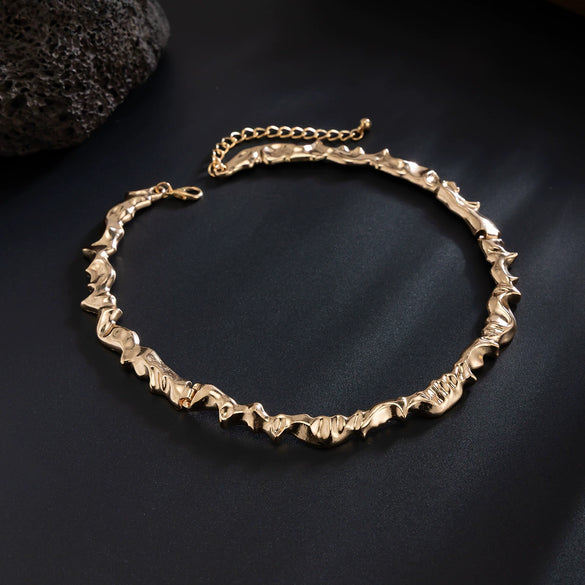 Wholesale Choker Alloy Geometric Twist Design For Women