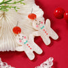 Wholesale Christmas Acrylic Geometric Decorative Earrings For Women