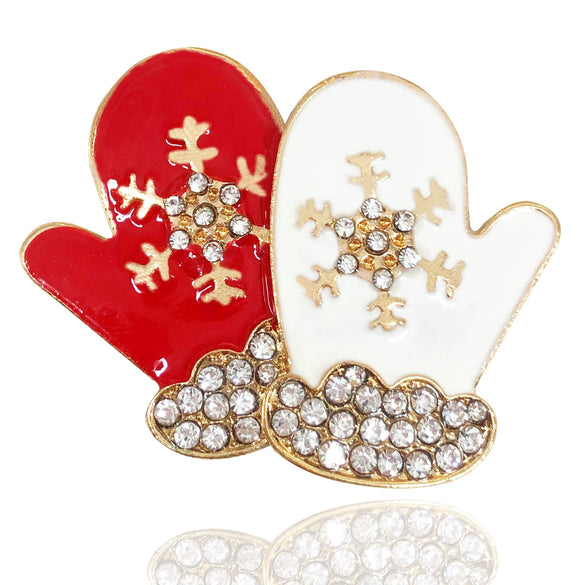 Wholesale Christmas Brooch Zinc Alloy Animal Heart Letters Flower Geometric Electroplating For Women