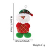 Wholesale Christmas Decorations Cloth Cartoon Doll Snowman Old Man Bear Pendant
