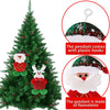 Wholesale Christmas Decorations Cloth Cartoon Doll Snowman Old Man Bear Pendant