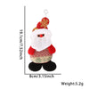 Wholesale Christmas Decorations Cloth Cartoon Doll Snowman Old Man Bear Pendant