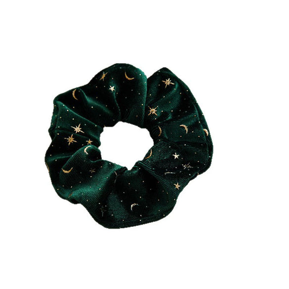 Wholesale Christmas Flannel Handmade High Elastic Hair Band Hair Rope For Autumn And Winter