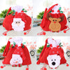 Wholesale Christmas Gift Bag Non Woven With Santa Claus Snowman Elk Bear Candy Fruit Patterns