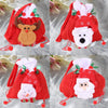 Wholesale Christmas Gift Bag Non Woven With Santa Claus Snowman Elk Bear Candy Fruit Patterns
