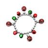 Wholesale Christmas Jewelry Set With Bell Pattern Alloy Earrings Bracelet And Necklace Electroplated For Women