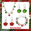 Wholesale Christmas Jewelry Set With Bell Pattern Alloy Earrings Bracelet And Necklace Electroplated For Women