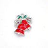 Wholesale Christmas Metal Drop Oil Earrings Pendant With Snowflake Santa Claus Christmas Tree Design